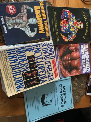 £42.75 • Buy 5 X Bodybuilding Training Muscle Dynamics Steroids Arnold Schwarzenegger Books