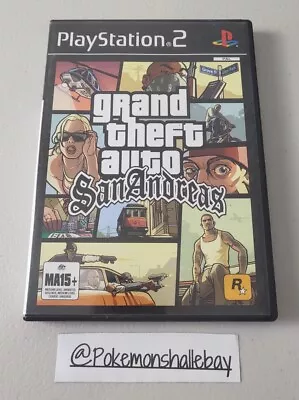 Grand Theft Auto (GTA) San Andreas - Sony Playstation 2 (PS2) *W/ Map & Manual* • $39.99