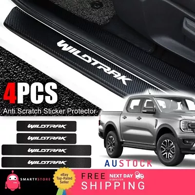 For Ford Ranger Wildtrak Car Door Sill Scuff Anti Scratch Sticker Protector • $23.70