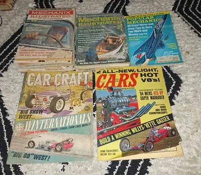 Lot 1960s 1970s Mechanix Illustrated Magazines Popular Mechanics Cars Vintage • $14.99