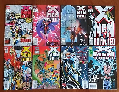 Marvel Comics X-Men Bundle VF+/Mint X-Men Unlimited 1-8 (1993-95) • £7.50