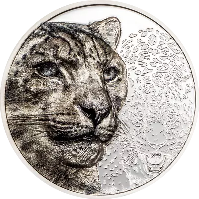 2024 Mongolia Wild Mongolia Snow Leopard 1 Oz Silver Colorized Proof Coin • $127.76