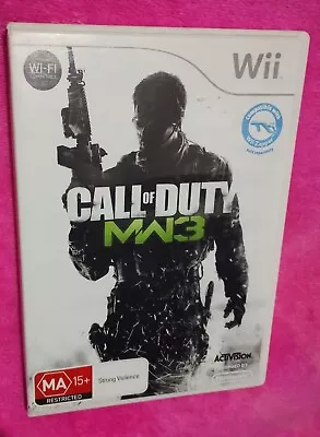 Call Of Duty Modern Warfare 3 MW3  Nintendo Wii  With Manual  • $9