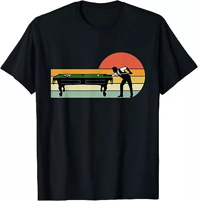 NEW LIMITED Cool Retro Billiard Pool Player 8 Ball Sport Premium T-Shirt S-3XL • $21.99