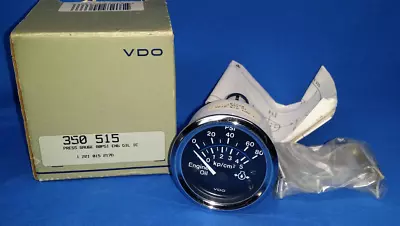 NOS Vintage VDO Oil Pressure 80 PSI 2  350-515 • $39.99