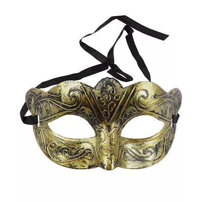 4 Pcs Men Masquerade Party Face Mask Performance Half Dress-up Accessory • £6.95