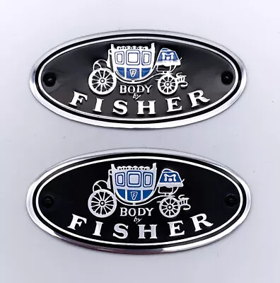 Pair Body By Fisher Sill Scuff Plate Decals For 1967-1969 Chevy Camaro & More • $11.99