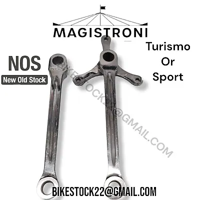 Magistroni Tourism Sport Crankset 3 Bolts 6 25/32in Vintage Bike NOS Simplex T • $138.91