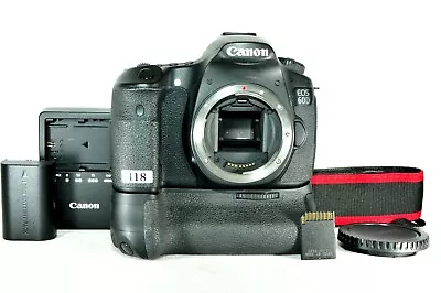 Canon EOS 60D Digital SLR Camera (Body Only) W/battery Charger Strap SD Card • $349