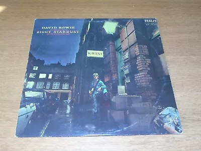 DAVID BOWIE - The Rise & Fall Of Ziggy Stardust - 1972 11-track Vinyl LP • £49.99