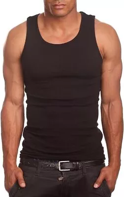 PRO 5 A Shirt Under Shirt Muscle Shirt Tank Top Cotton Wife Beater S - 2X. 1PC • $9.95