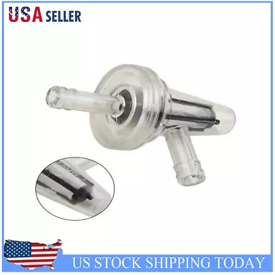 5/16 Inch 8mm Motorcycle Fuel Filter Inline 90 Degree Angle Universal Fit New • $8.73