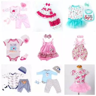 Reborn Baby Girl/Boy Doll Clothes Dress Clothing For 22  Baby Dolls Accessories • $16.45