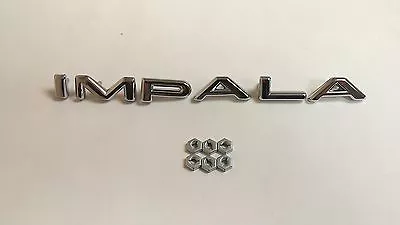 1964 64 Chevrolet Impala Quarter Panel Emblem Chrome Letters IMPALA • $45.44