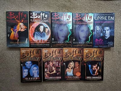 Lot Of 9 Buffy Vampire Slayer Paperback Books TV Novelization Golden Holder • $34.95