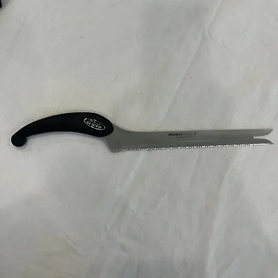 Miracle Blade III All Purpose Slicer Knife 9  Black Serrated Stainless Steel 1A • $15