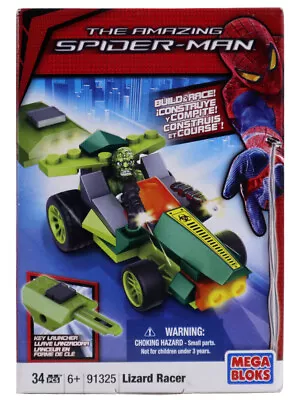 Mega Bloks The Amazing Spider-Man Lizard Racer Marvel Brand New In Box From 2012 • $15.95