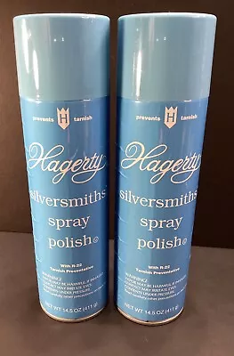 Hagerty Silversmiths' 14.5 Oz Spray Silver Polish Tarnish Remover Lot Of 2 • $44.99