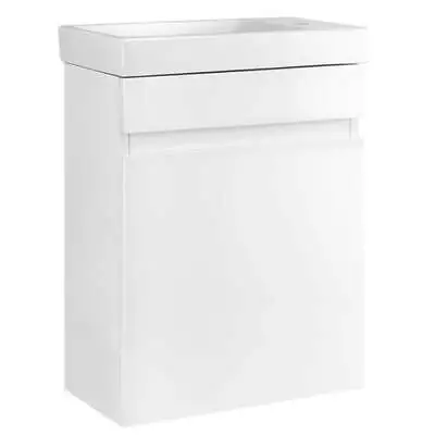 AMIRRA Slim Bathroom Vanity Cabinet With Basin Bowl (White) AMR-BVC-100-YDMY • $283.99