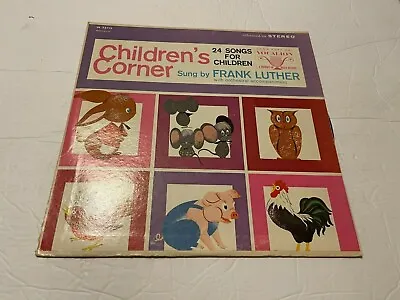 FRANK LUTHER Children's Corner LP 24 Songs For Children     La4 • $14.59