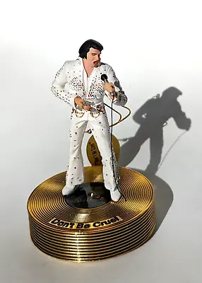 Bradford Editions Elvis Solid Gold-Don't Be Cruel-Christmas Ornament-Plays Tune • $17.55