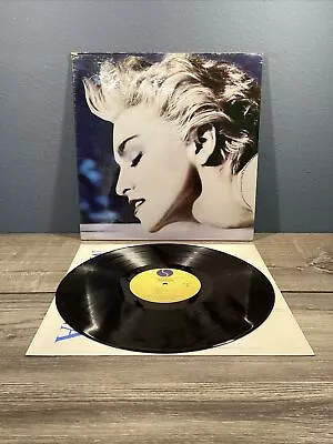 Madonna -  True Blue - LP Record 1-25442 1986 Sire With POSTER RARE SEE PICS • $17.95