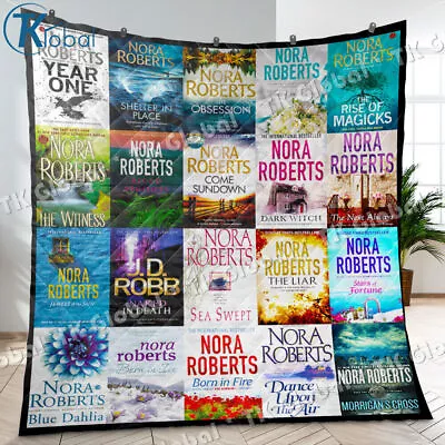 Nora Roberts Quilt Nora Roberts Books Blanket Soft And Warm • $59.95