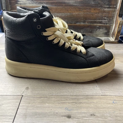 $15.99 • Buy Zara Combat High Top Sneaker Men's Size Eu 43 Us 10 Black