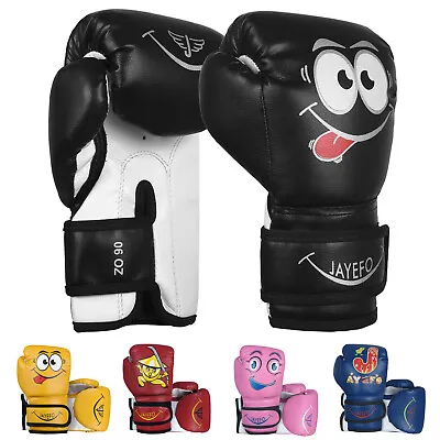 Jayefo Kids Boxing Gloves 4 6 OZ Cartoon Youth Boys Girls Mma Punching Bag Kick • $14.99