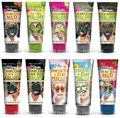 £8.45 • Buy Black Charcoal Face Mask Pack Exfoliating Peel Off Mud Skincare Large 100ml Tube