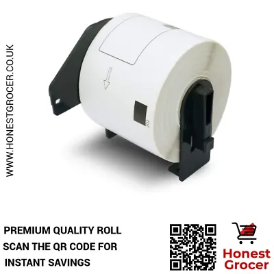DK11202 DK-11202 Rolls Fits Brother Printer QL500 QL600 QL700 QL800 QL1050/1100 • £1.99