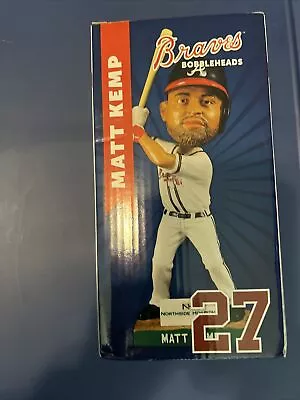 2017 Matt Kemp Atlanta Braves Bobble Head - SGA / NIB • $14.99