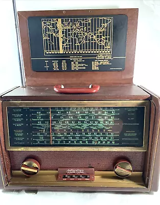 Vintage HALLICRAFTERS 1952 Model: TW-2000 World-Wide SHORTWAVE Radio RECEIVER. • $99