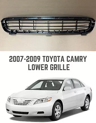 Fit For 2007-2009 Toyota Camry Front Bumper Lower Grille Grill Assembly Black • $20.99