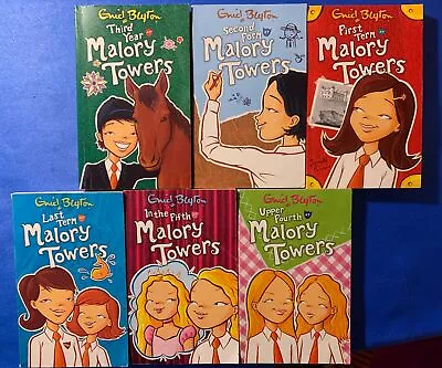 Malory Towers Box Set Of Books Enid Blyton 6 Books (without Box Though) • £3