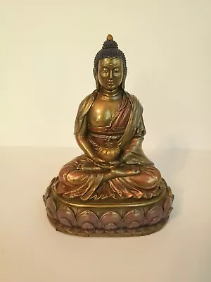 Ebros Eastern Meditating Buddha Shakyamuni On Lotus Throne Altar 6  Tall • $27