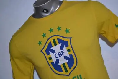 $21.99 • Buy 35730-a Mens Nike Athletic T-Shirt Brasil Brazil Soccer Futbol Size Medium