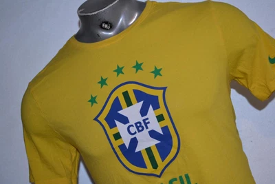 $21.99 • Buy 35730-a Mens Nike Athletic T-Shirt Brasil Brazil Soccer Futbol Size Medium