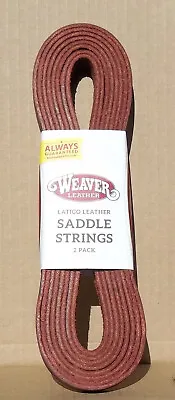 Weaver Leather:  Saddle String 2-Pack Latigo Leather - 1/2  X 72  -- Ships Free • $15.35