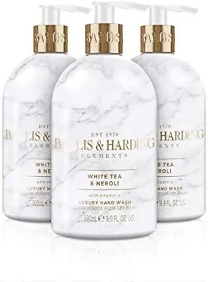 Baylis & Harding Elements White Tea & Neroli 500ml Hand Wash Pack Of 3 • £7.89