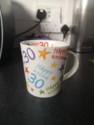 30th Birthday Gift - Colourful Mug With Star Pattern • £0.99