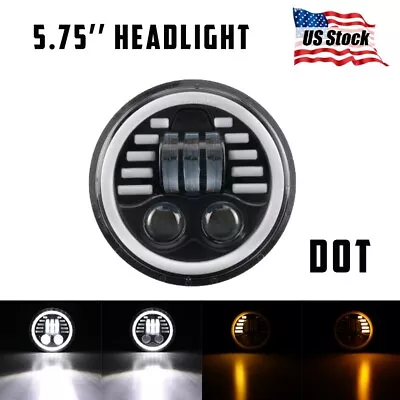 $38.85 • Buy DOT 5-3/4 5.75  LED Headlight Hi/Lo Seal Beam For Yamaha V-Star XVS 650 950 1100