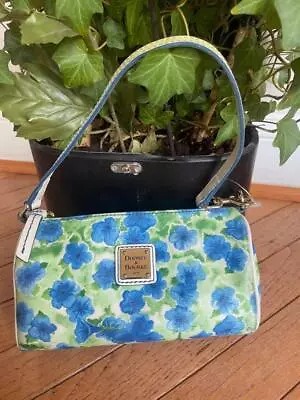 Dooney Bourke Coated Canvas Small Floral Barrel Bag Purse (220 • $34.99