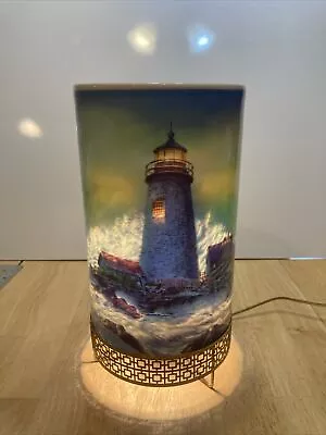 Vintage 1956 L.A. Goodman Motion Lamp Light Lighthouse Ship Storm On Ocean • $72
