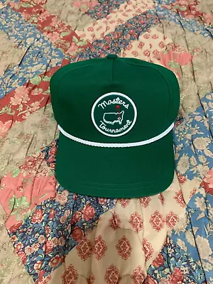 2024 Masters Golf Green Rope Tech Hat **new W/tag** • $59.99