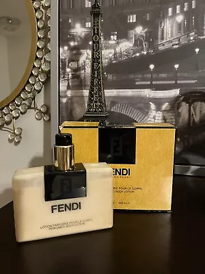 Fendi 8.7 Oz 250 Ml Perfumed Body Lotion Rare Vintage In Box 80%+ • $59.99