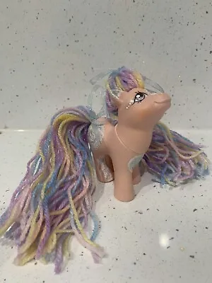 £15 • Buy Customised Vintage G1 My Little Pony Baby OOAK Custom Pastel Clouds Glitter