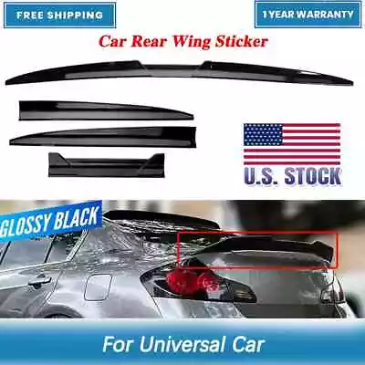 For Infiniti 4 Door G35 G37 Sedan Car Rear Trunk Spoiler Wing Sticker Lip Glossy • $39.99