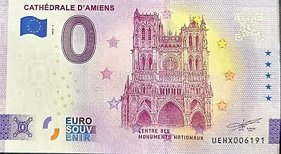 Ticket 0 Euro Cathedral D'Amiens France 2023 Number Various • £5.46