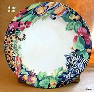 Vitromaster Rain Forest Dinner Plate 10.5  Jungle • $16